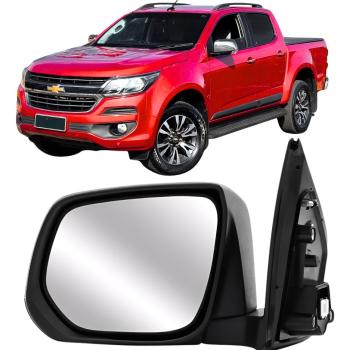 RETROVISOR S10 12/25 ELETRICO C/ SETA - CAPA CROMADA L/E