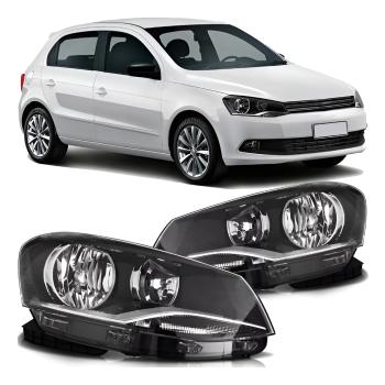 FAROL GOL/SAVEIRO/VOYAGE G6 13/16 DUPLO MASCARA NEGRA LD