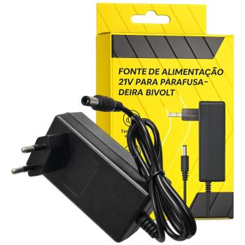 FONTE DE ALIMENTACAO 21V PARA PARAFUSADEIRA BIVOLT:BOM-5591