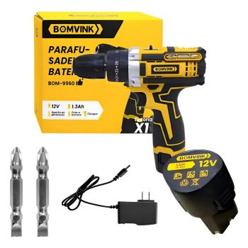 PARAFUSADEIRA BATERIA 12V:BOM-9960