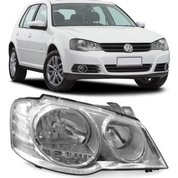 FAROL GOLF 07/13 FOCO DUPLO MASCARA CROMADO LD