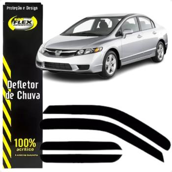 DEFLETOR DE CHUVA CIVIC 07/11 4P (NEW CIVIC)