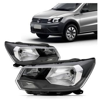 FAROL GOL/VOYAGE/SAVEIRO 18/23 G8 SIMPLES MASCARA NEGRA LE