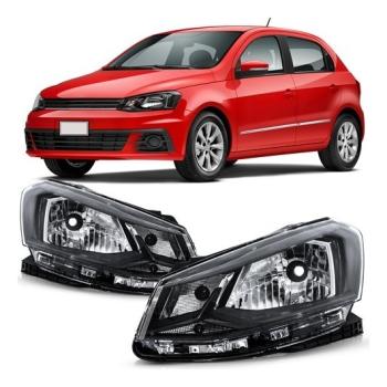FAROL GOL/VOYAGE G7 16/20 FRISO PRETO SIMPLES NEGRA LE