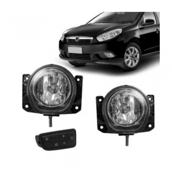 KIT FAROL MILHA GRAND SIENA 12-22 SEM MOLDURAS COM BT