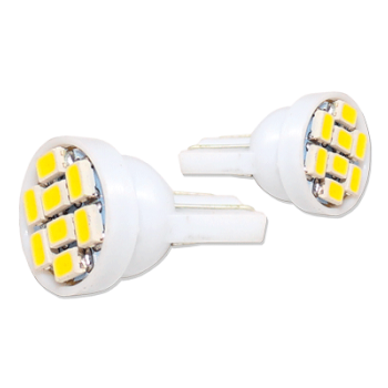 T10 8 LED CABECA RETA ( PAR )