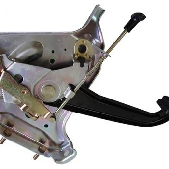 PEDAL ACIONADOR FREIO DE MAO - F1000 / F4000  93 A 08 - COMPOSICAO: METAL, PLASTICO