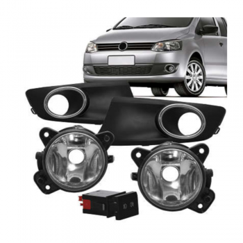 KIT FAROL MILHA FOX/SPACE FOX 10-13 MOLDURAS CROMADAS BT MODELO ORIGINAL