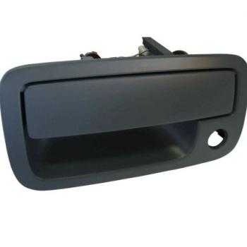 MACANETA TAMPA TRASEIRA COM FURO PRETA -AMAROK  APOS 10 - COMPOSICAO: METAL / PLASTICO