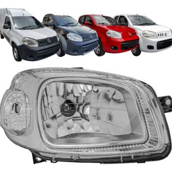 FAROL UNO 10/14 WAY VIVACE FIORINO 10/21 SIMPLES CROMADO LD