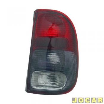 LANTERNA TRASEIRA SAVEIRO 98/02 G2 E G3 LD FUME
