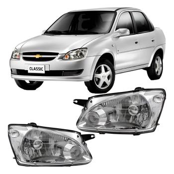 FAROL CORSA 11/16 CLASSIC FOCO SIMPLES MASCARA CROMADA LE