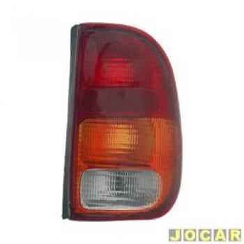 LANTERNA TRASEIRA SAVEIRO 98/02 G2 E G3 LD AMBAR