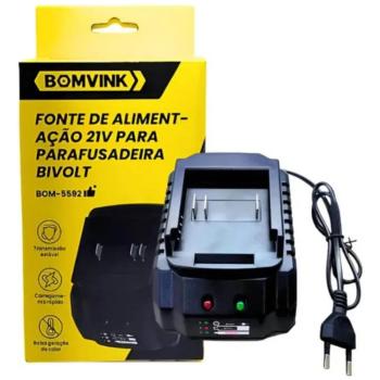FONTE DE ALIMENTACAO 21V PARA PARAFUSADEIRA BIVOLT:BOM-5592