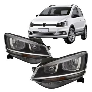 FAROL FOX/CROSSFOX/SPACEFOX 15/22 DUPLO FRISO CROMADO LD