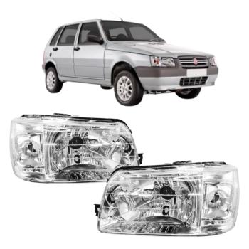 FAROL UNO 04/12 LE MASC. CROMADA LENTE 