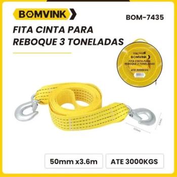 FITA CINTA PARA REBOQUE 3 TONELADAS BOM-7435