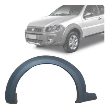 MOLDURA PARALAMA DA STRADA 14/19 DIANTEIRO (CINZA) LE