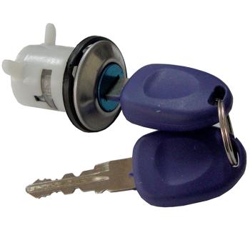 DISPOSITIVO ABERTURA PORTA COM CHAVE DIREITA- PALIO ATE 04 - COMPOSICAO: METAL / PLASTICO