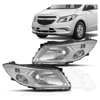 FAROL ONIX/PRISMA 12/19 LT/LTZ/JOY FOCO SIMPLES CROMADA LE