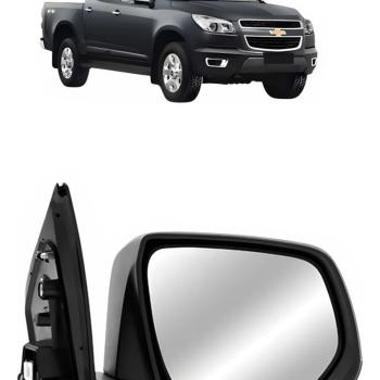 RETROVISOR S10 12/25 ELETRICO C/ SETA - CAPA CROMADA L/D