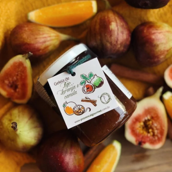 Geleia Figo com Laranja e Canela 300g