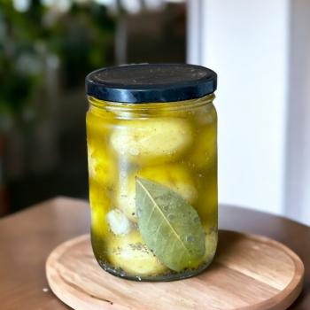 Batatas Confitadas no Azeite Extravirgem