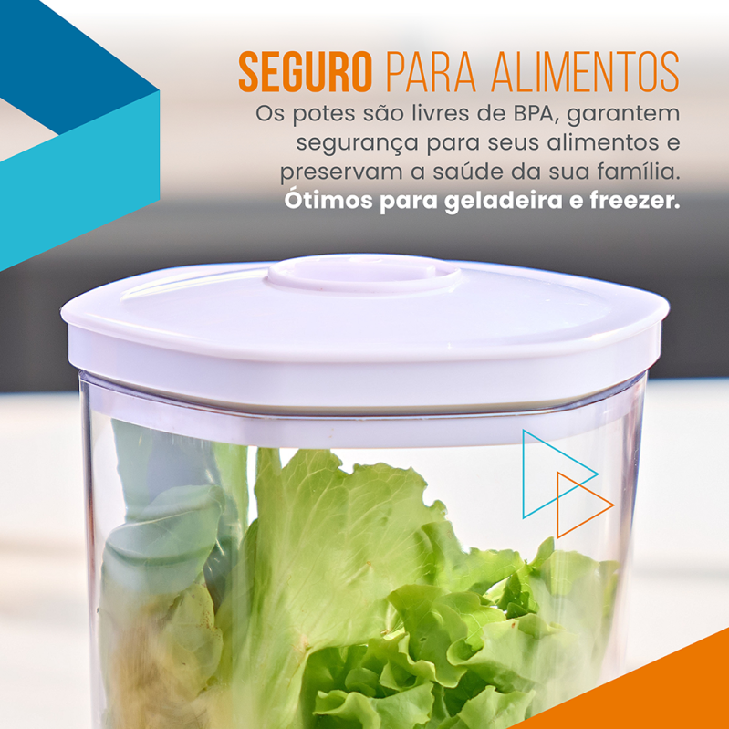 KIT COM 3 POTES PARA VACUO SELOVAC NEO - SCPOT3