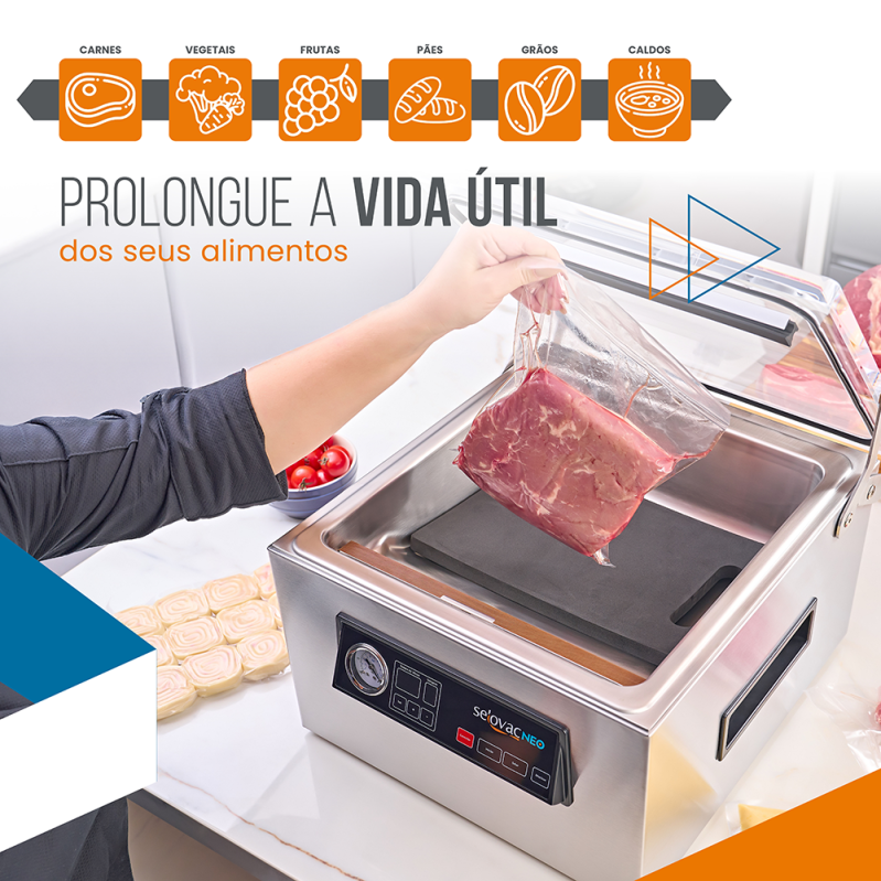SELADORA A VACUO DE CAMARA NEO 80 - 220V