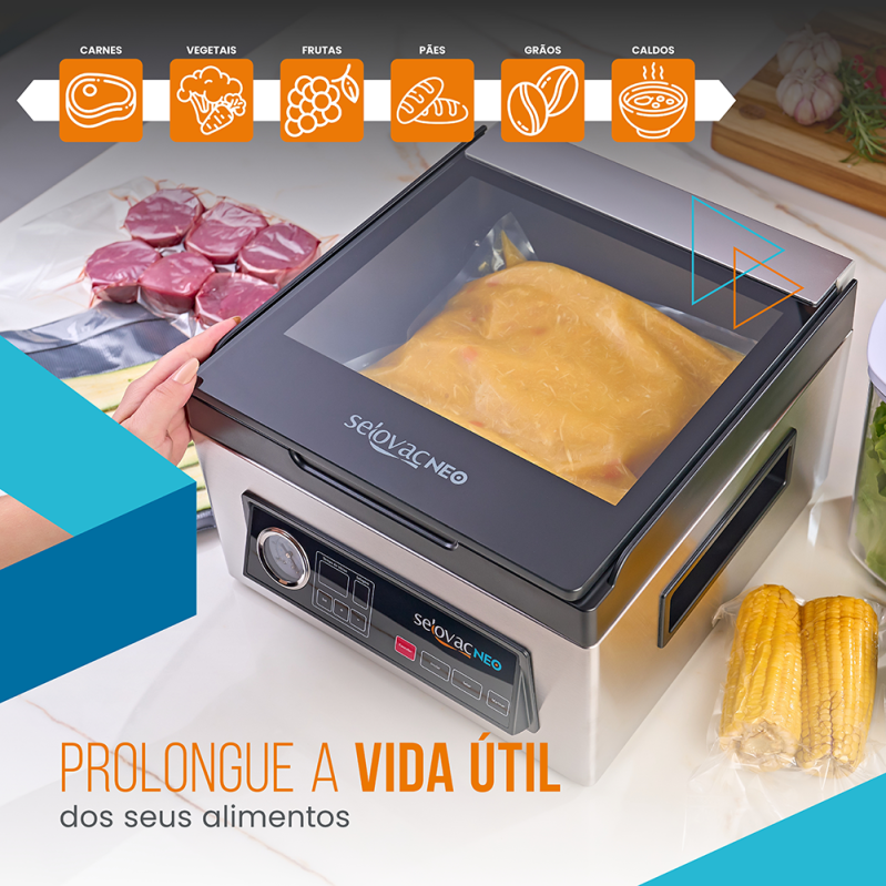 SELADORA A VACUO DE CAMARA NEO 50 - 110V