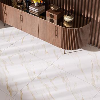 PISO RETIFICADO ACETINADO 64X123 RT64010 CALACATA GOLD SANTINY - 2,36m²