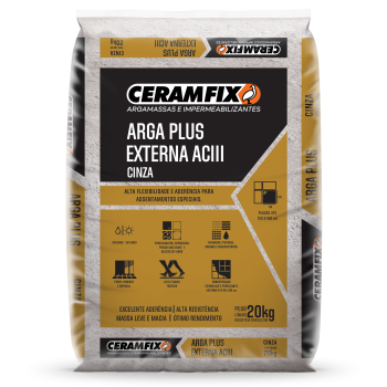 ARGAMASSA AC III EXTERNA - CINZA 20KG