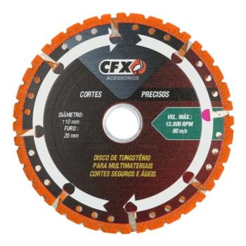 CFX DISCO DIAMANTADO MULTI MATERIAIS 110X22,23X10MM