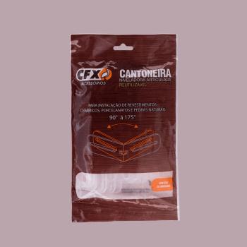 CFX CANTONEIRA ARTICULAVEL P/ SIST. DE NIVELAMENTO C/ 20 UNIDADES