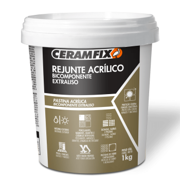REJUNTE ACRILICO BICOMPONENTE EXTRALISO - NOVO CINZA CLASSICO 1KG