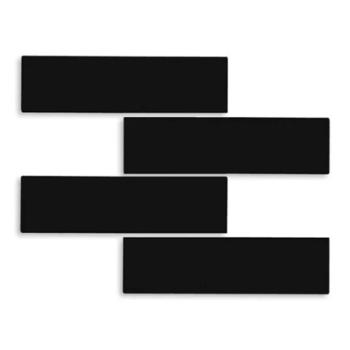 PASTILHA CERAMICA 7X26 BLACK MATE TELADO INTERCALADO