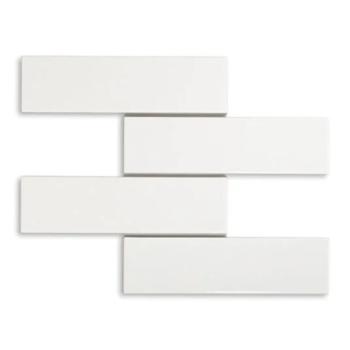 PASTILHA CERAMICA 7X26 BIANCO TELADO INTERCALADO