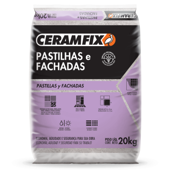 ARGAMASSA PASTILHAS E FACHADAS - BRANCO 20KG