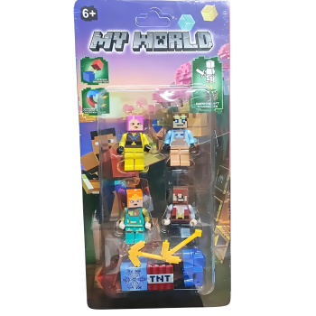 BONECOS MAGNÉTICOS MINECRAFT LEGO