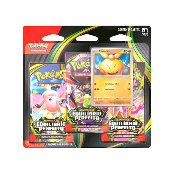 CARDS POKEMON OFICIAL BLISTER TRIPLO