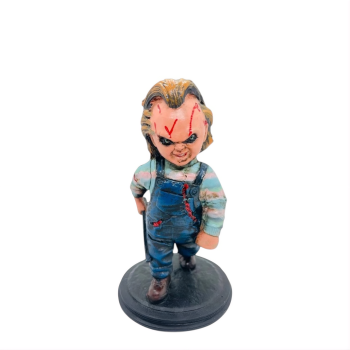 ESTATUETA RESINA BONECO ASSASSINO CHUCKY