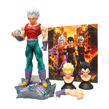 ACTION FIGURE - DRAGON BALL GT BABY VEGETA & HEADS