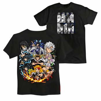 CAMISA ADULTO DEMON SLAYER HASHIRAS FT VS