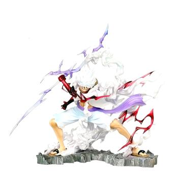 ACTION FIGURE ONE PIECE - LUFFY GEAR 5 HAKI LIGHTNING