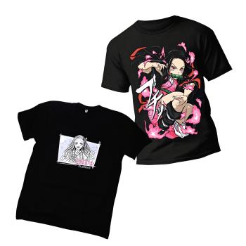CAMISA ADULTO DEMON SLAYER NEZUKO FT VS UZI