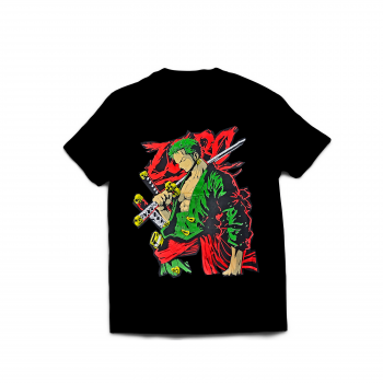 CAMISA JUVENIL ONE PIECE ZORO 3 ESPADAS