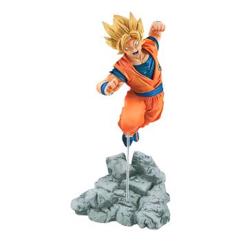 ACTION FIGURE - DRAGON BALL GOKU SSJ ATTACK BASE