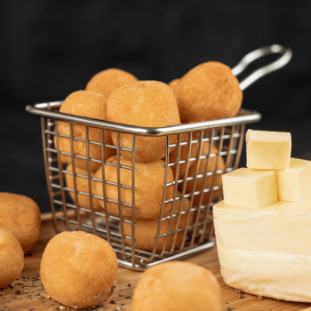 Mini Bolinha de Queijo - Frita (1kg)