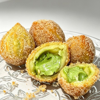 Mini Coxinha Doce de Pistache 25g - Pronto p/ Consumo (500g)