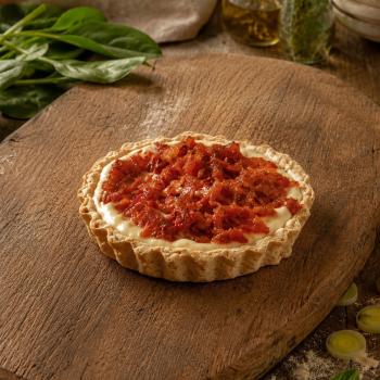 Quiche Integral Tomate Seco com Creme de Castanhas 110g - Para Assar (5 un)
